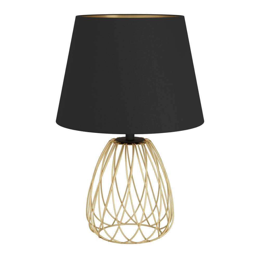 Stars of Light Schemerlamp Jazminia goud met zwarte kap - 390039