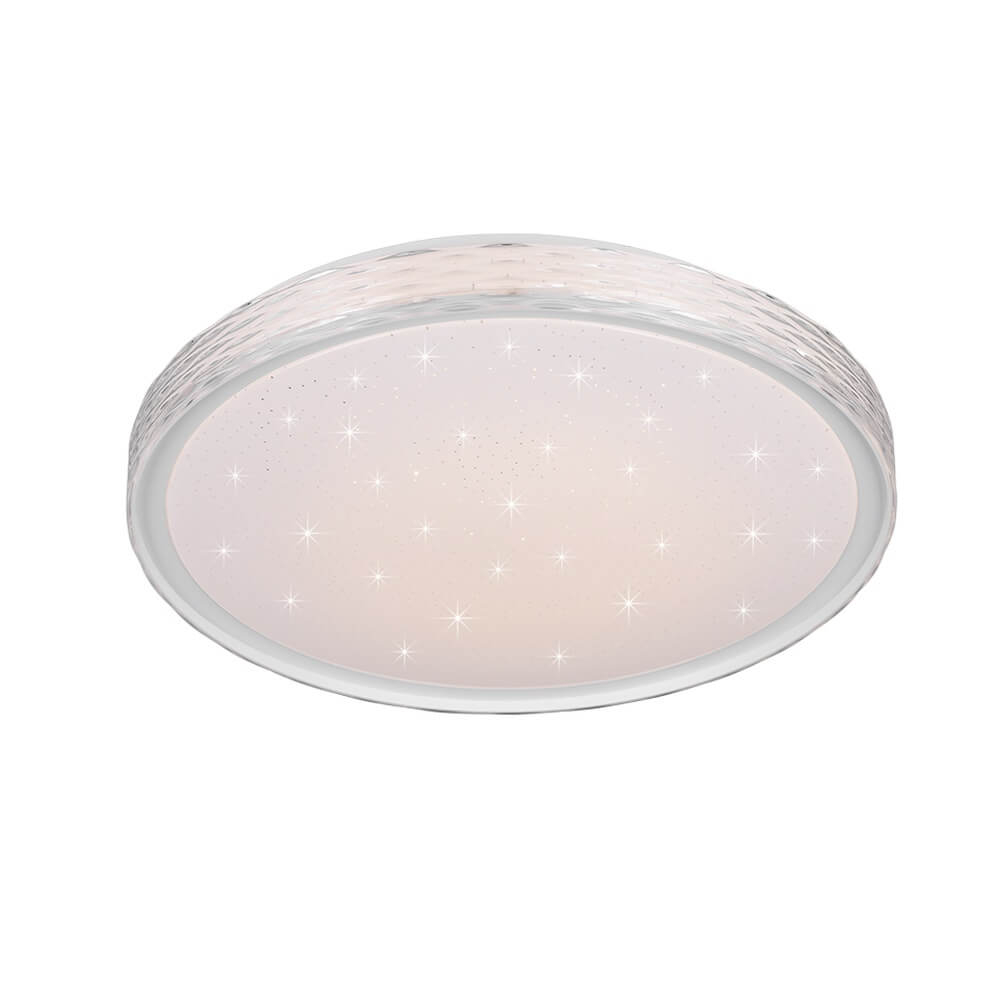 Trio PlafonniereVarda met sterreneffect wit Ø 39cm - R64811101