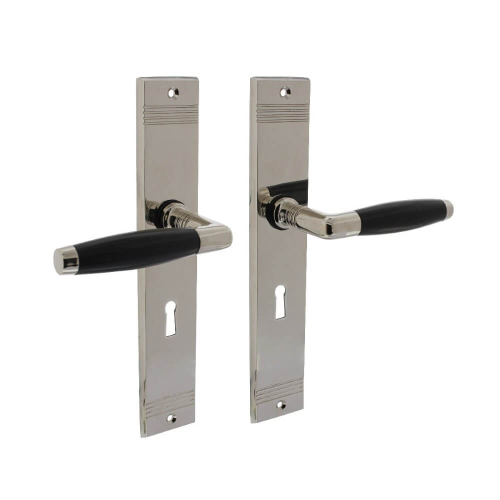 Intersteel Jaren 30 deurklinkTon Basic sleutelgat 56mm nikkel - 0018.046824