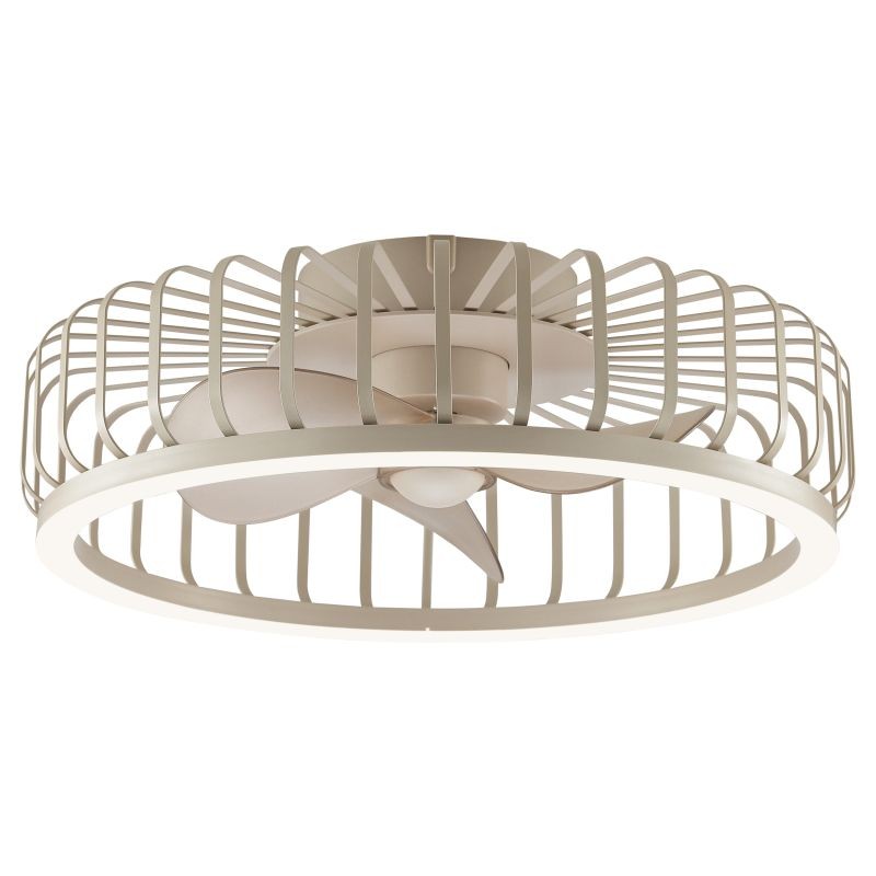 Brilliant Draadlamp plafondventilatorCapo zand bruin - G80920/09