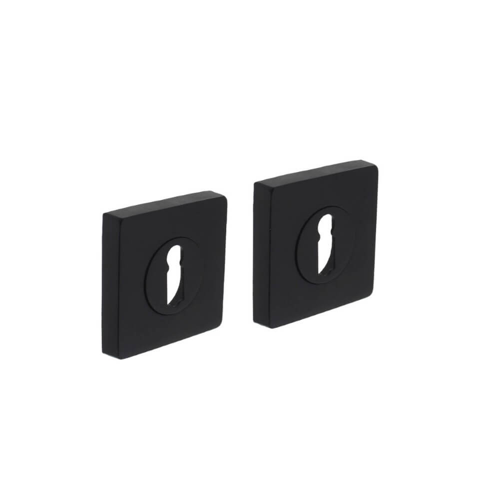 Intersteel Vierkant rozetTira sleutelgat zwart - 0023.318586