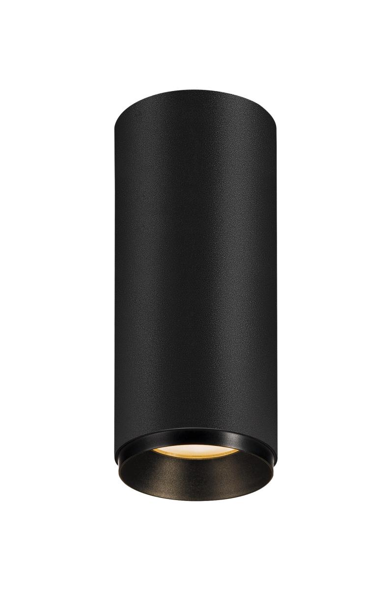 SLV Opbouwspot Numinos S cilinder zwart 2700K - 24gr - 1004122