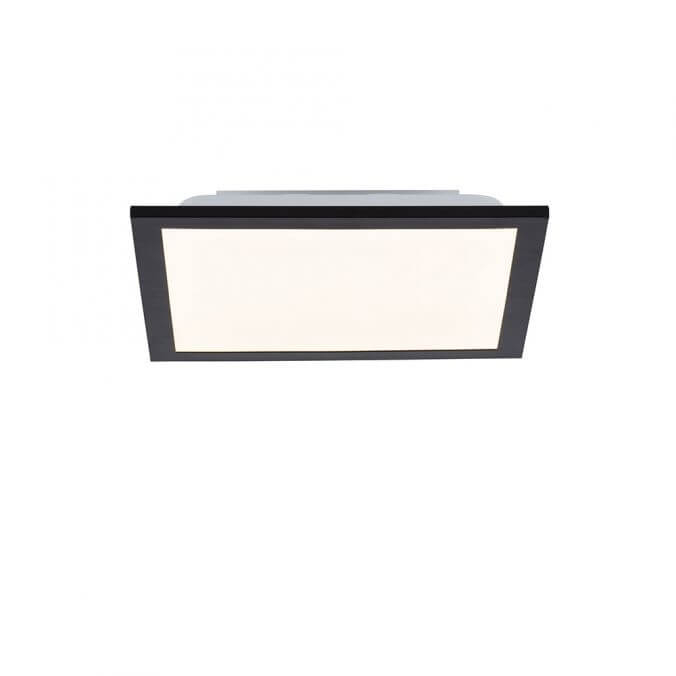 Paul Neuhaus Led plafondlampFlat 30 bij 30cm zwart - 14740-18