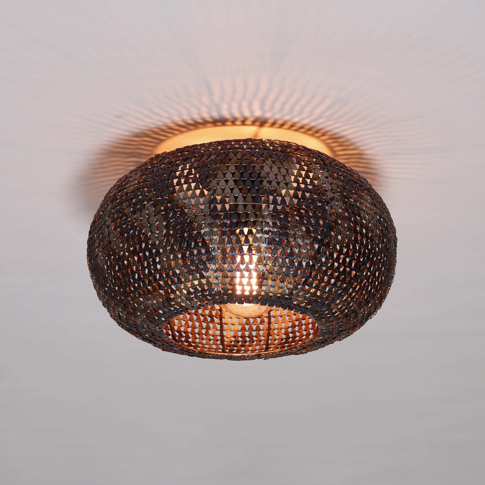 Lyora Schubbenlook plafondlamp Armor Ø 40cm - 8100/56