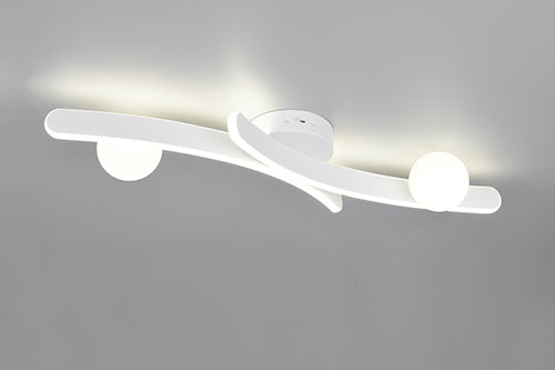 Trio Design plafondlamp Napoli wit - 637910231