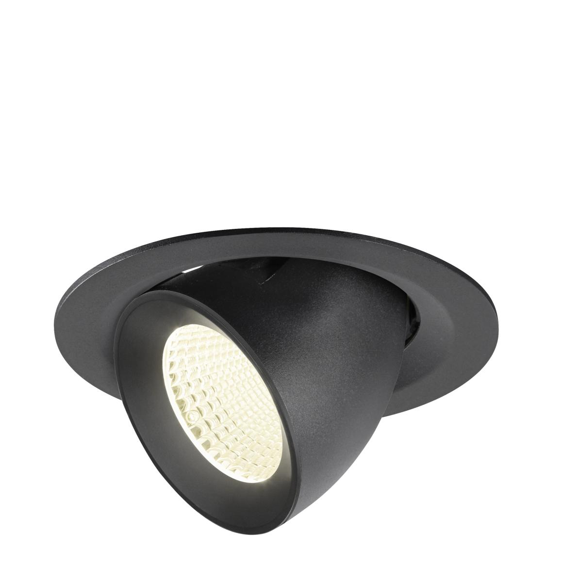 SLV InbouwspotNuminos Gimble M zwart 4000K - 40gr - 1009580