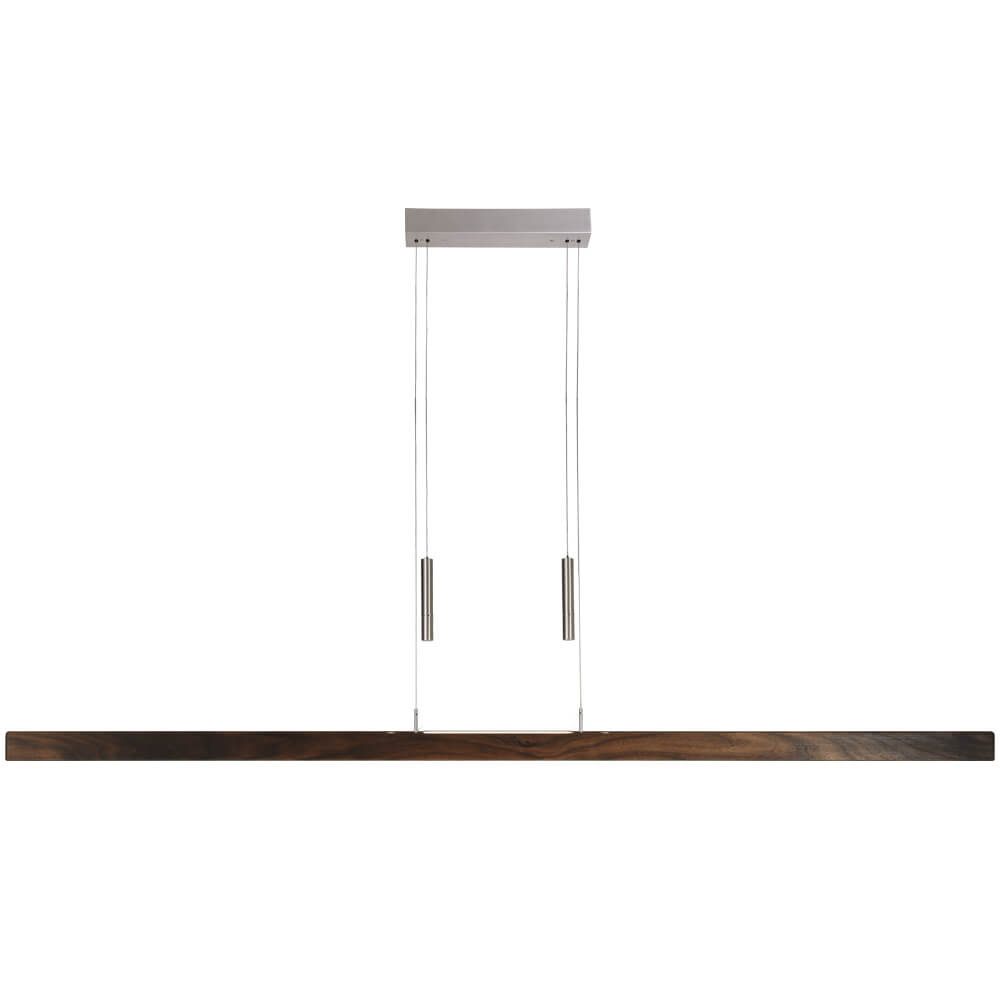HerzBlut Hanglamp up & downLeonora 160 cm - walnut oiled - 10335UD afbeelding