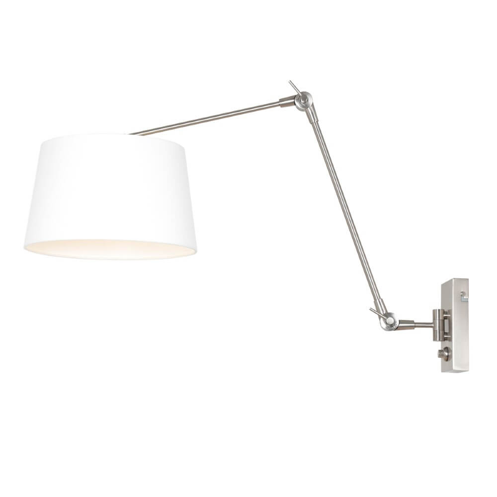Steinhauer SchemerlampGramineus witte met kap - 9723ST afbeelding