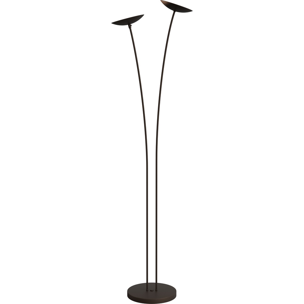 Masterlight Design vloerlampScala 2-lichts cacao - 1194-15-15