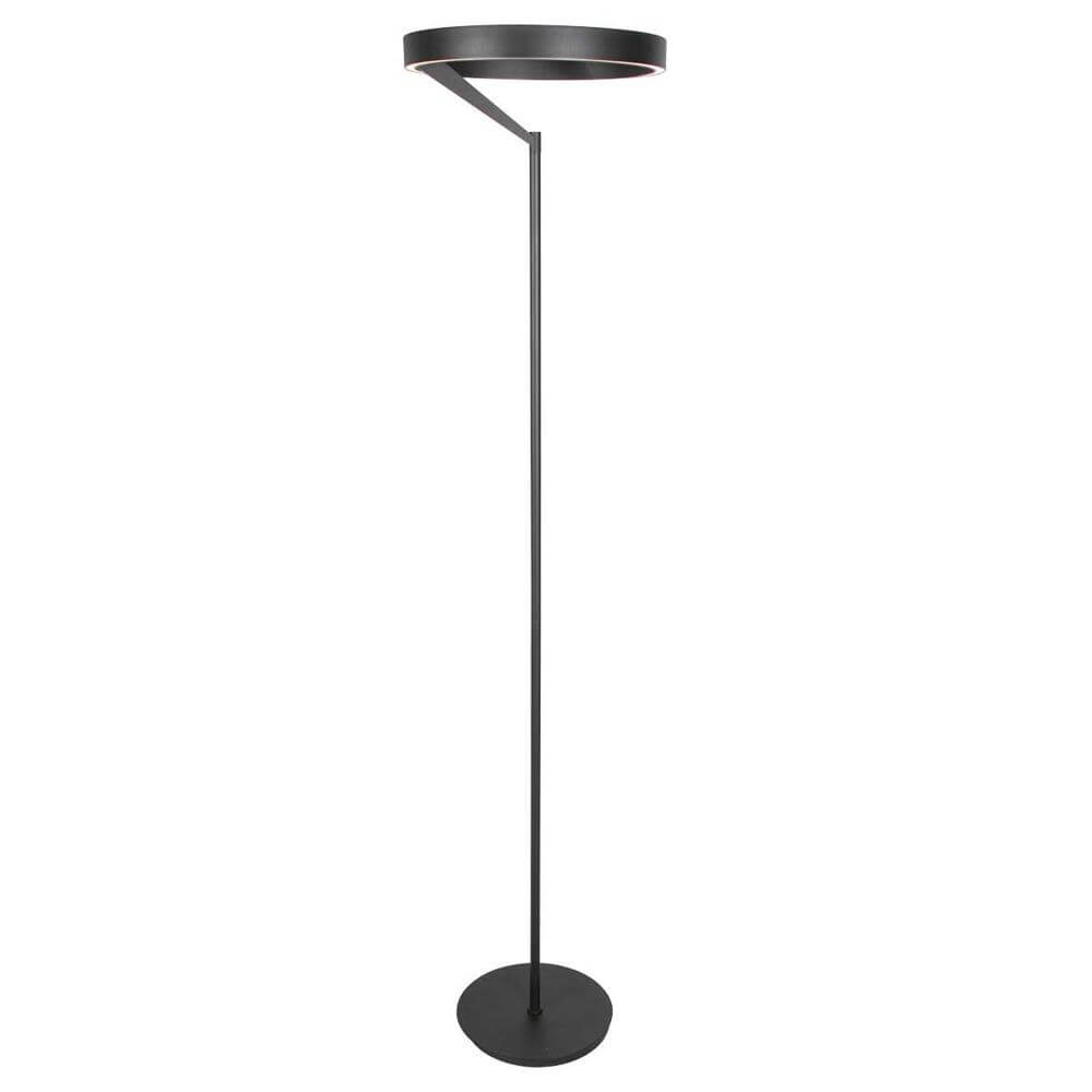 Steinhauer Moderne vloerlampMykty zwart Ø 40cm - 4201ZW