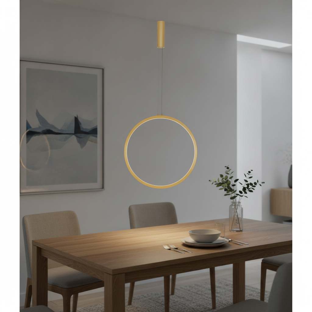 Lyora Ronde hanglamp Change Ø 60cm goud - 110261