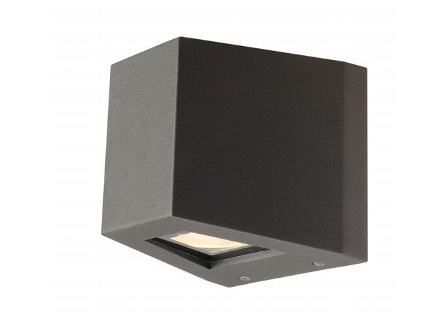 SLV Gevel buitenlamp Out Beam led zilvergrijs - 229665