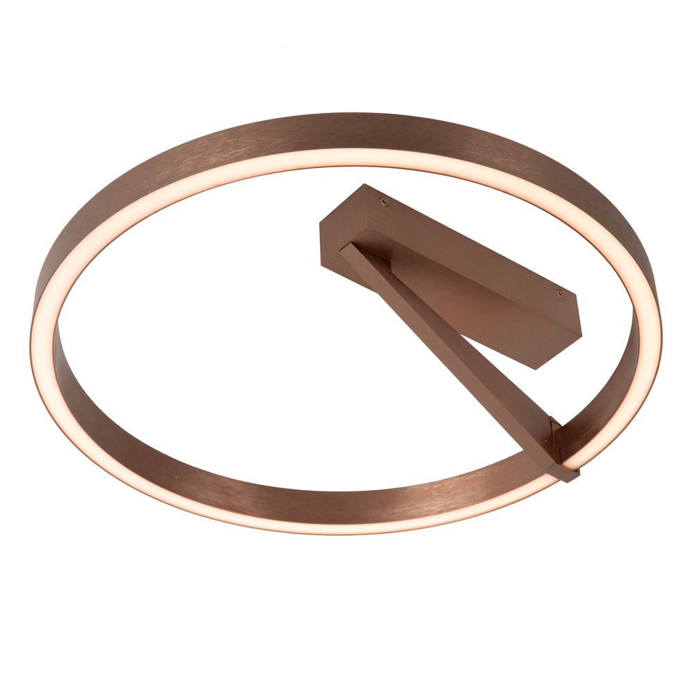 Premium by Lucide Design plafondlampApplause Ø 40cm - koffie bruin - met afstandsbediening - 23100/40/96