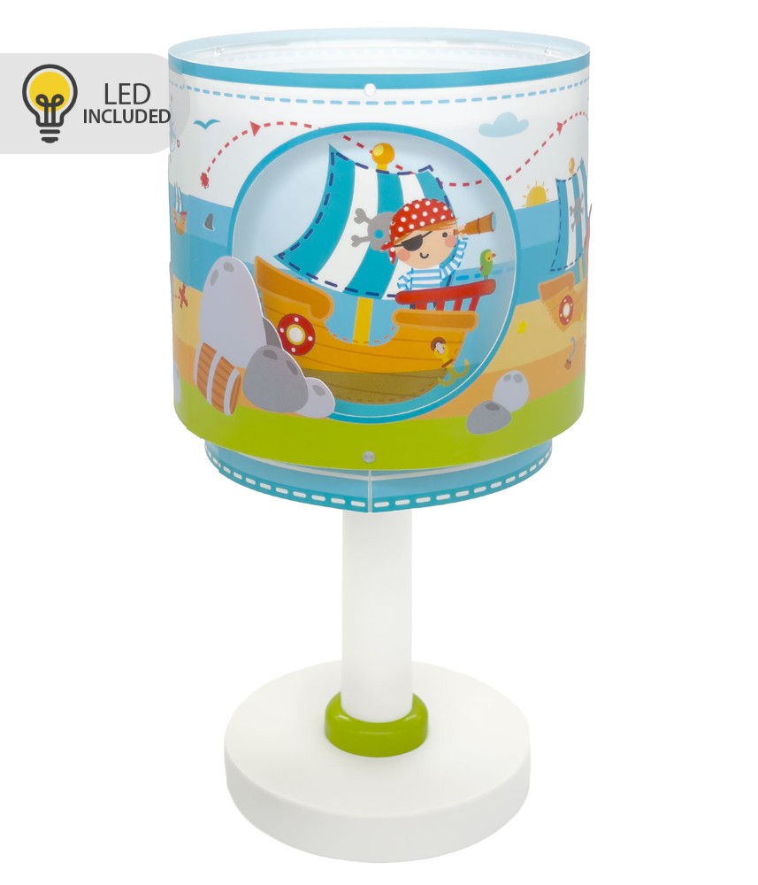 Dalber Tafellampje Pirate Island blauw - 60651N