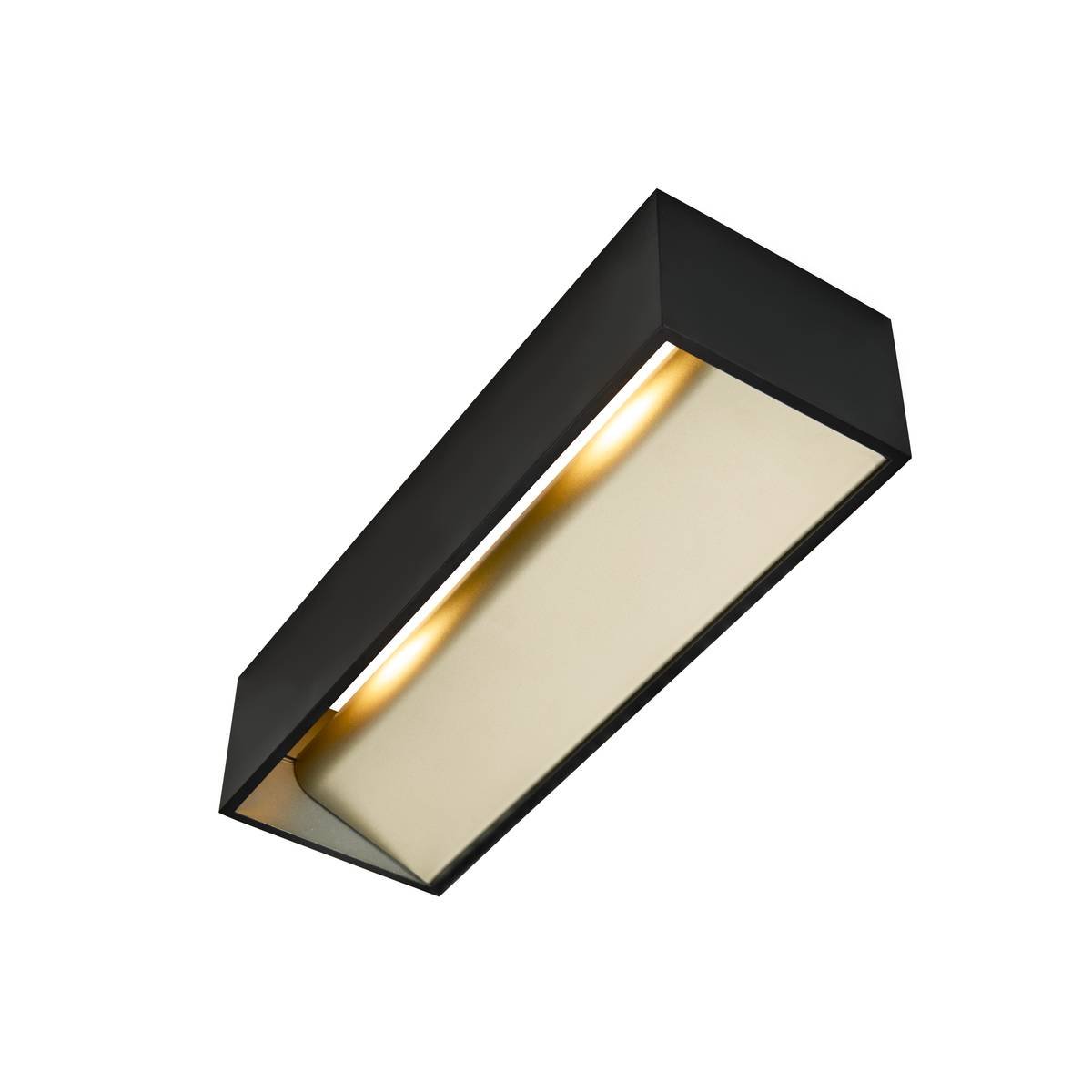 SLV Zwarte wandspot Logs In L - 1002842