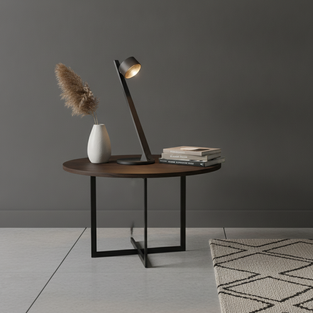 Artdelight Moderne tafellampOmega zwart - TL OMEGA ZW