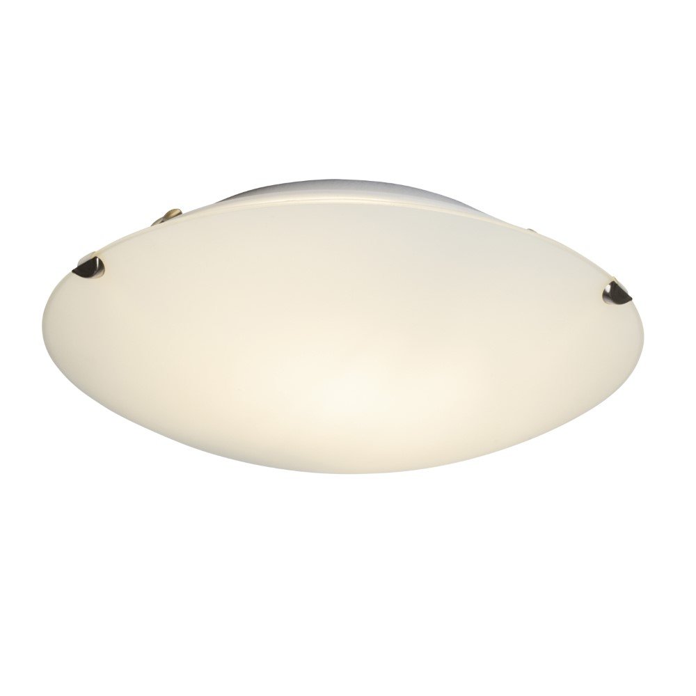 Brilliant Tijdloze plafondlampMelania Ø 25cm wit - G98841/05