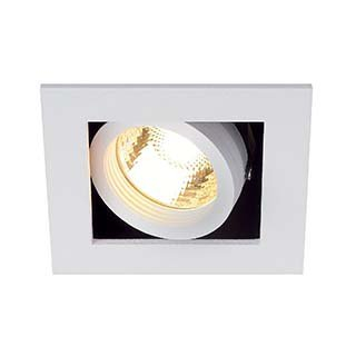 SLV Vierkante inbouwspot Kadux 1 GU10 - 115511