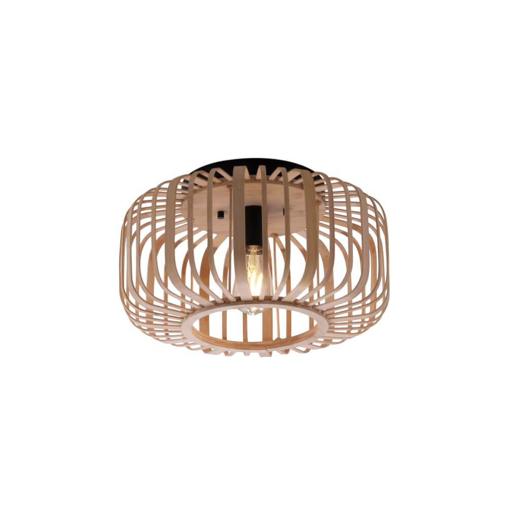 Just Light Plafondlamp houtRacoon Ø 42cm - 11412-79