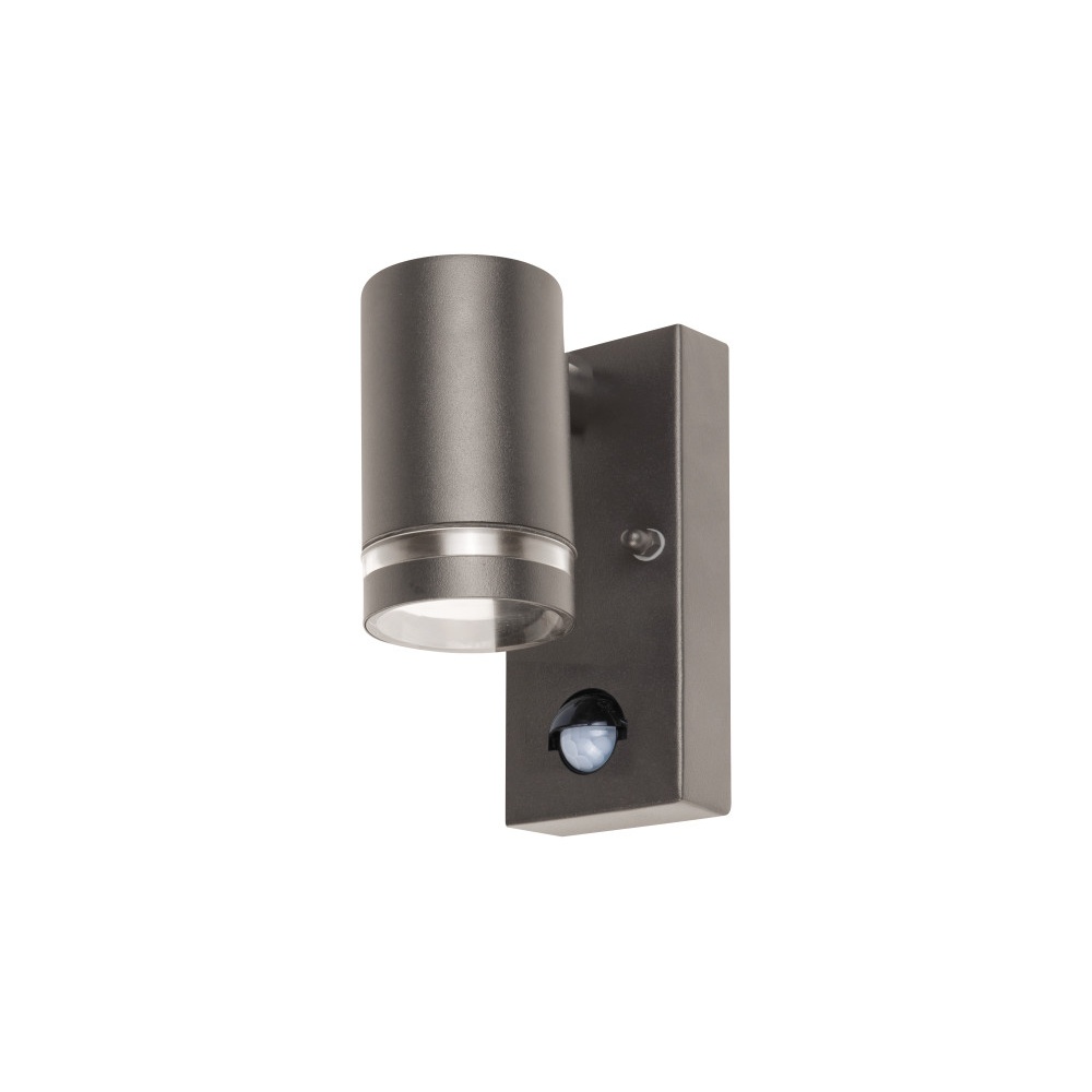Lyora Wandspot met sensorOpden Antraciet - 1x GU10 - ILDED061
