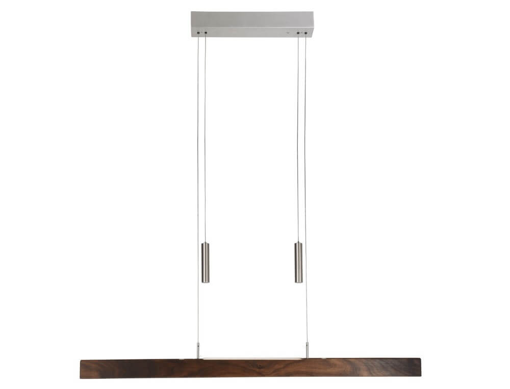 HerzBlut Hanglamp up & downLeonora 85 cm - walnut oiled - 10635UD afbeelding