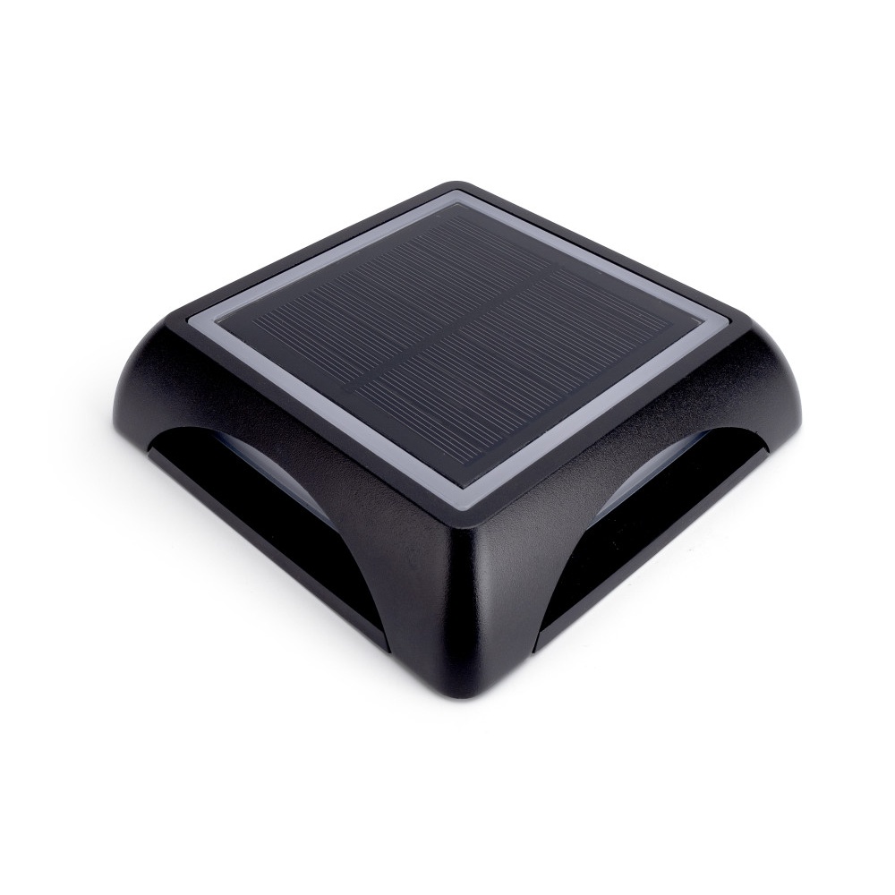 Lyora Solar grond lamp True zwart - vierkant - ILSGDB010