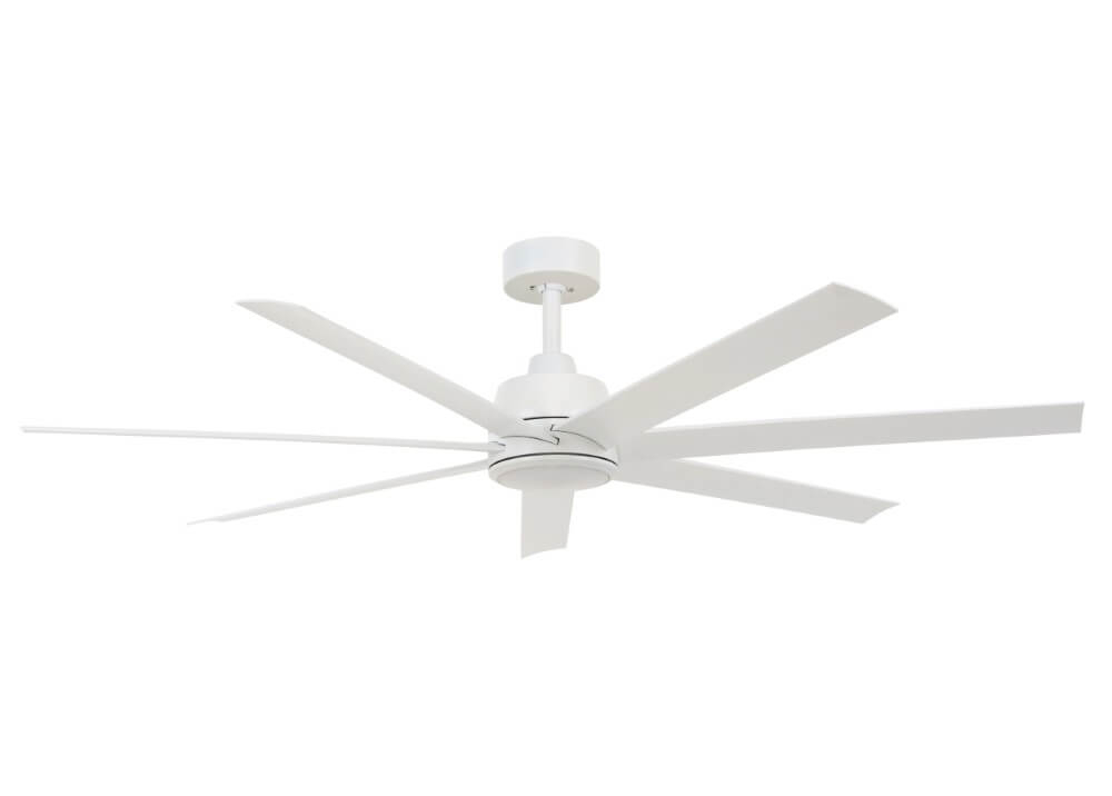 Beacon Plafondventilator wit Atlanta Led Ø 142cm IP55 - 21318249