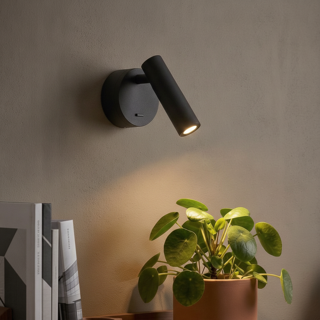 Lyora WandspotClip zwart - 9030202