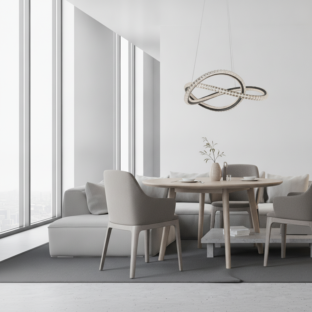 Lyora Design hanglampGinevra zwart Ø 58cm - 110454