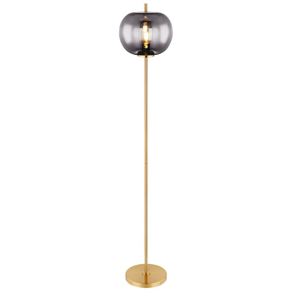 Globo Gouden vloerlampBlacky I enkel Ø 30cm - 15345SMM