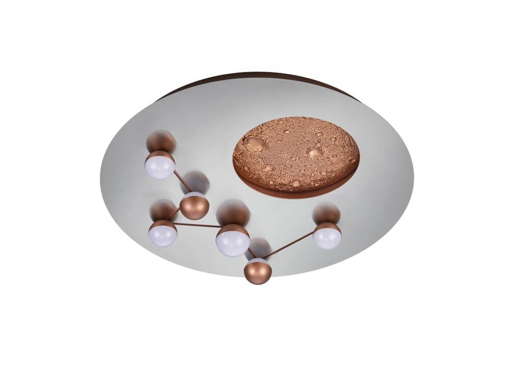 Trio Design plafondlamp Zodiac grijs - 644810107