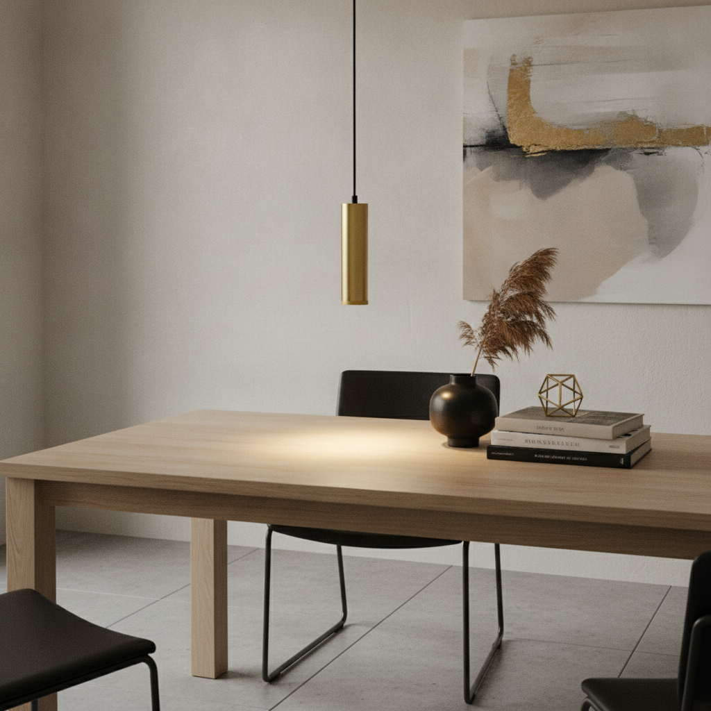 Artdelight Design hanglamp Milano mat goud 25cm - HL MILANO-250 MG