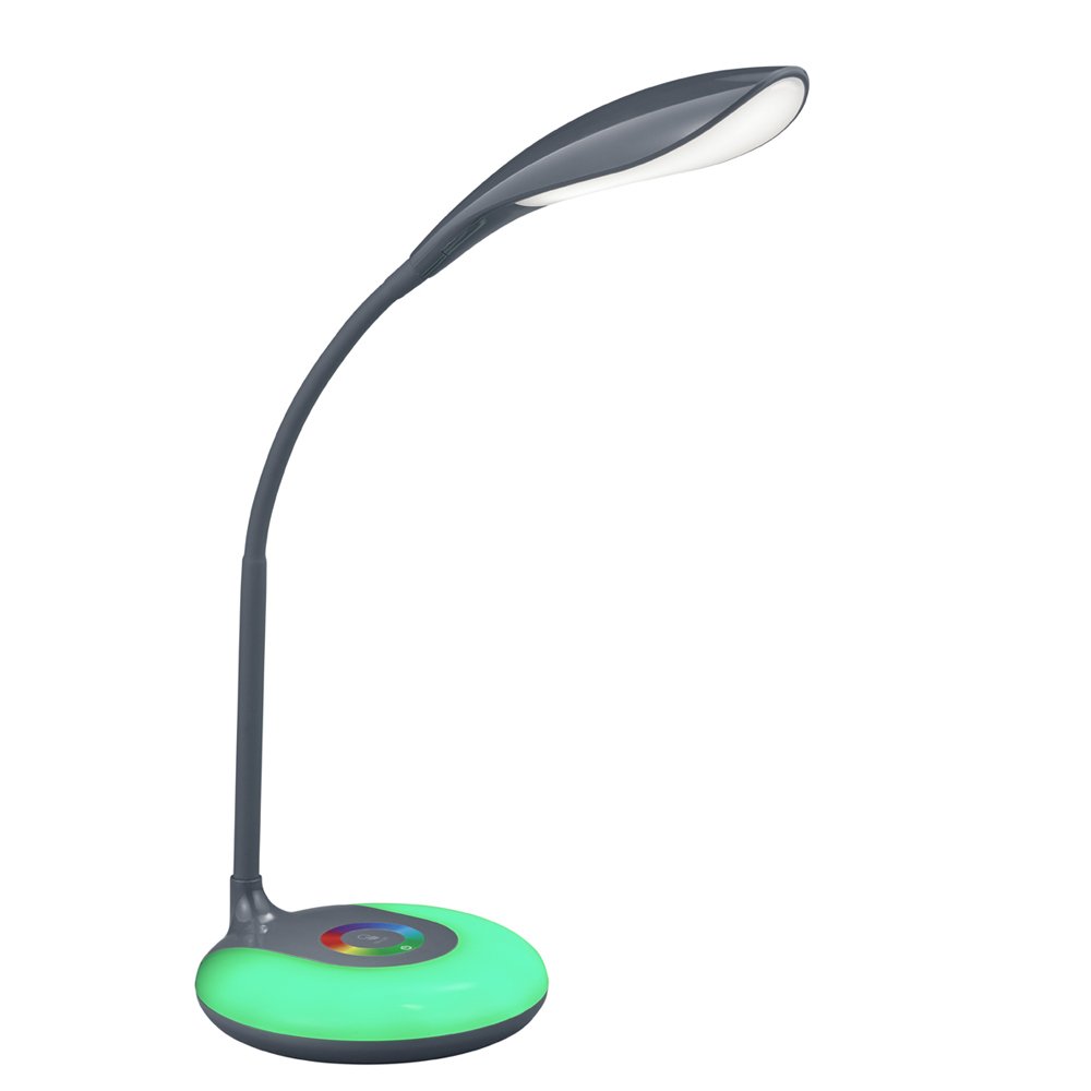 Trio Led bureaulamp Krait antraciet - R52781242