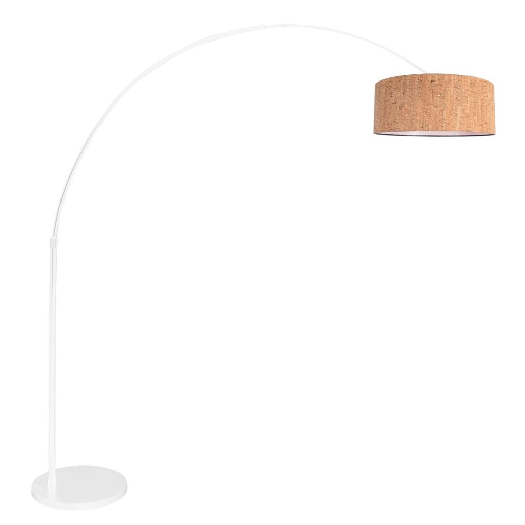 Steinhauer Witte booglampSparkled Light met kurk kap Ø40cm - 4341W
