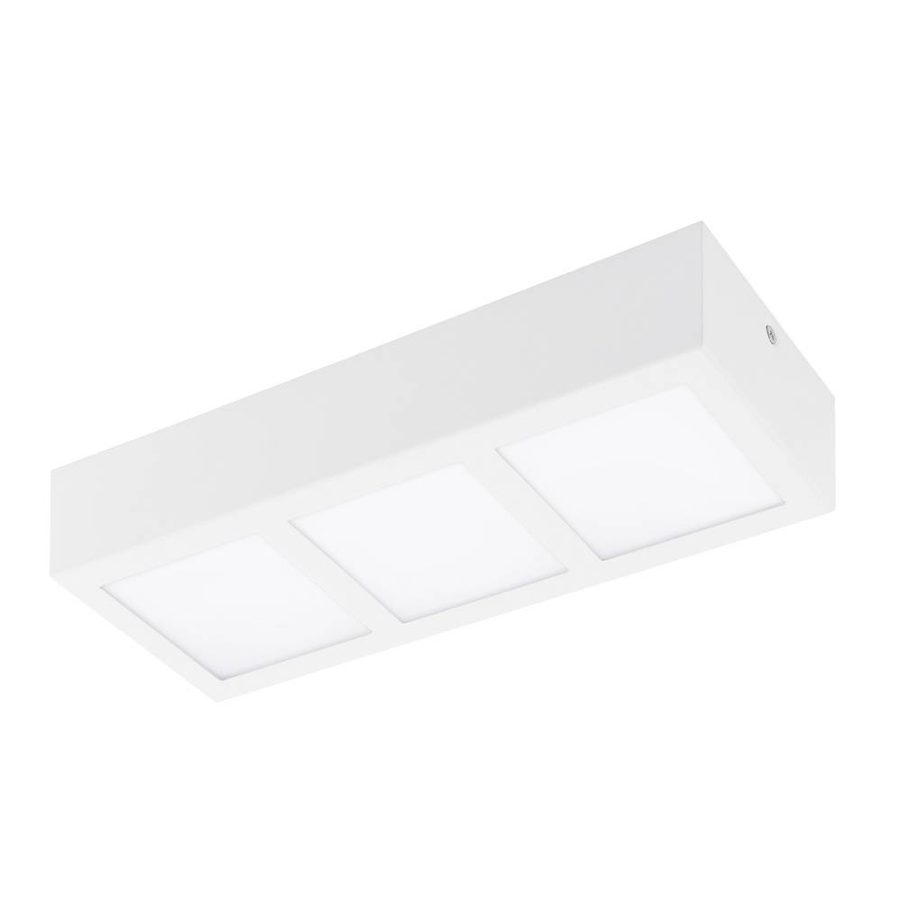 Eglo Moderne plafondlamp Colegio rechthoek wit - 95202
