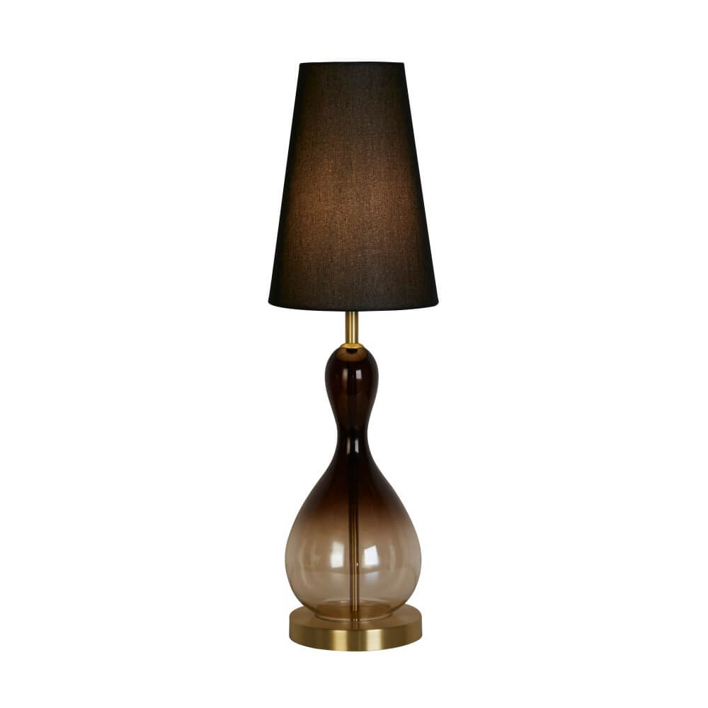 Searchlight Zwarte tafellampMarakesh met kap - EU23186BK