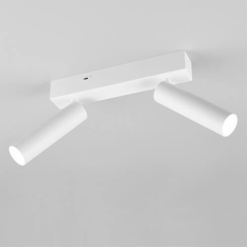 Trio Slanke plafondspot Ambala 2x led - wit - 849210231