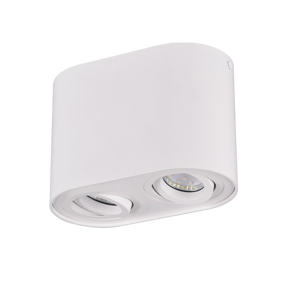 Trio Witte plafondspotCookie 2-lichts - 612900231