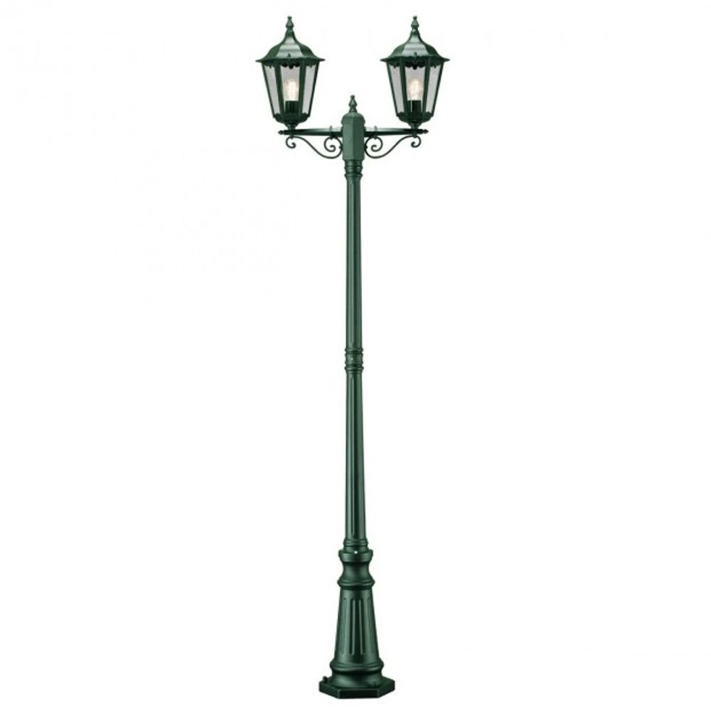 KonstSmide Klassieke staande lantaarn Firenze 2-lichts groen - 7234-600