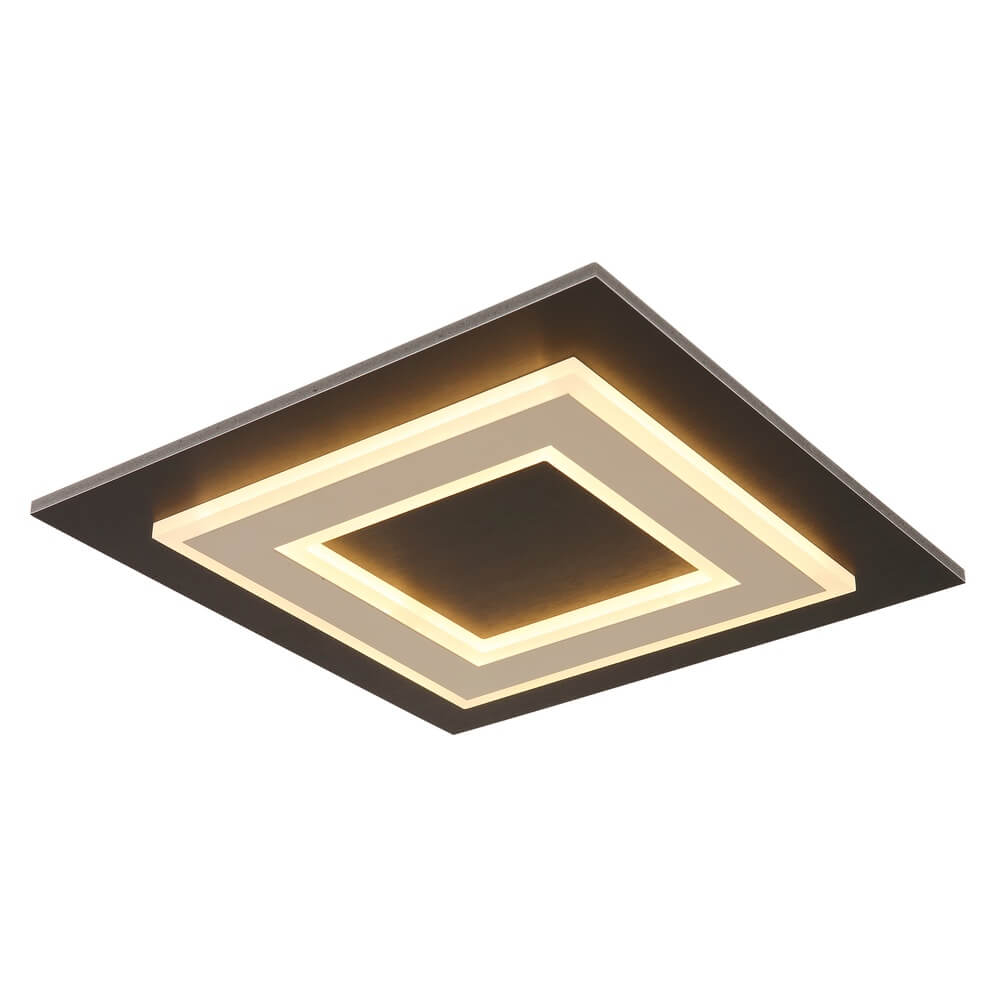 Globo Plafondlamp Jayden 32 x 32cm zwart - 48033A-24