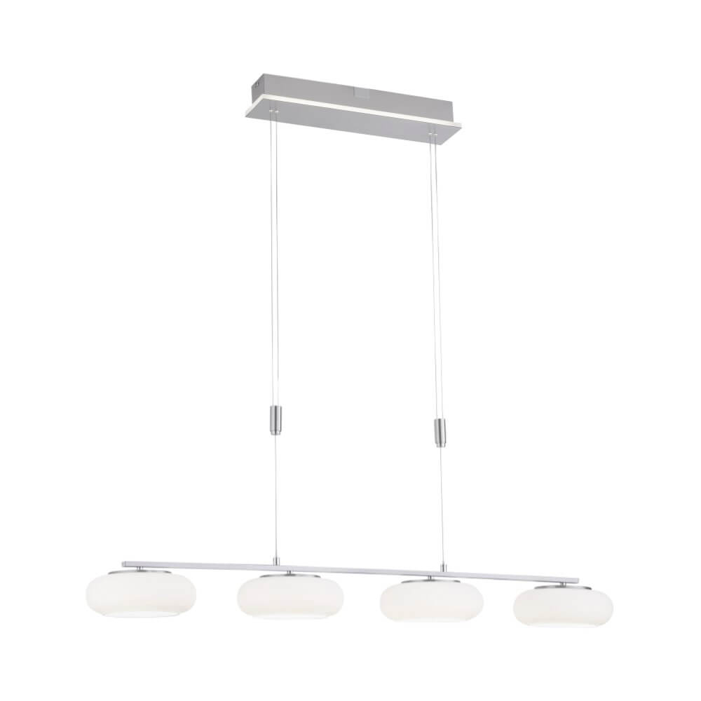 Paul Neuhaus 4-lichts hanglamp Q-Etienne metaal recht - 2079-55
