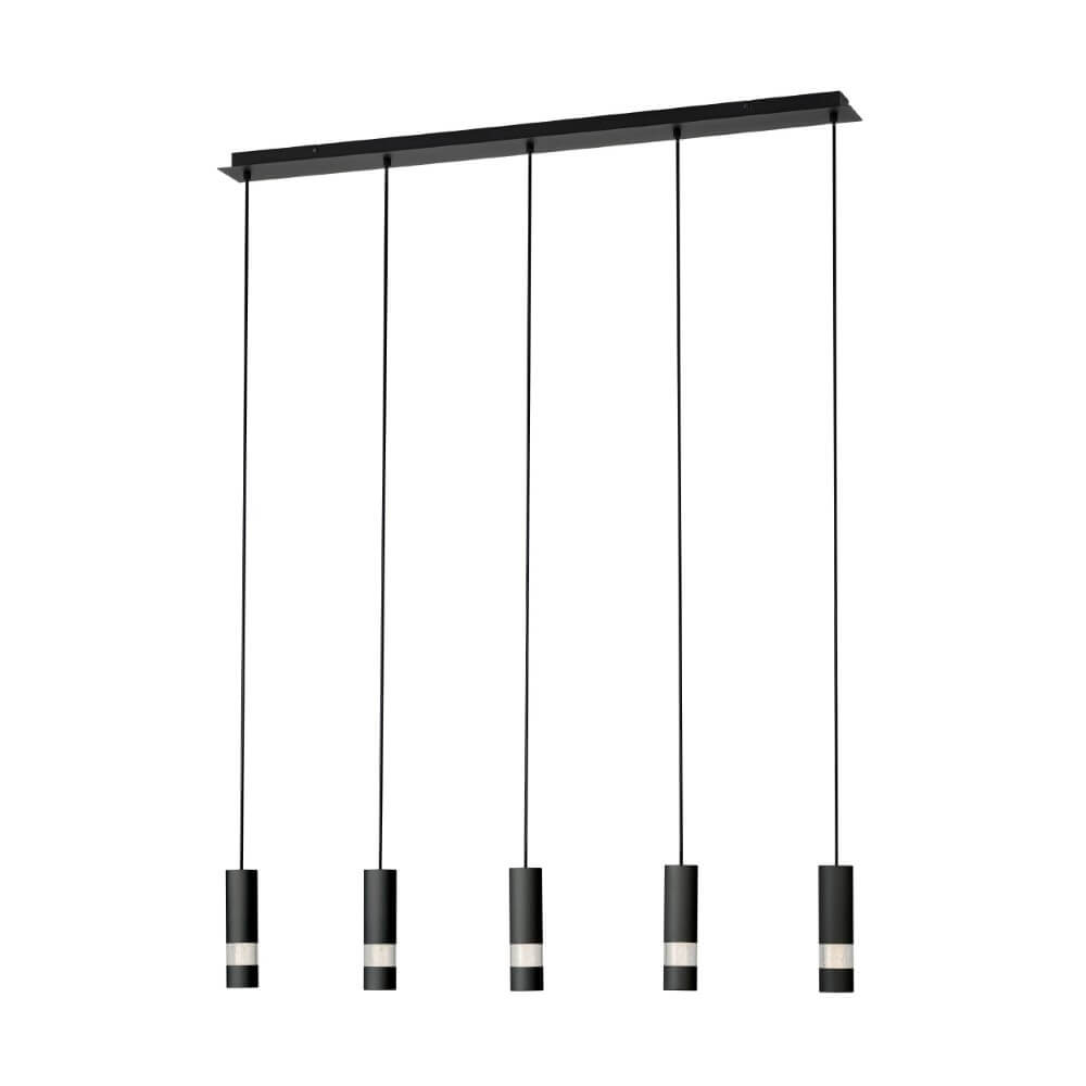 Stars of Light Hanglamp 5-lichtsBernabeta zwart - 39706