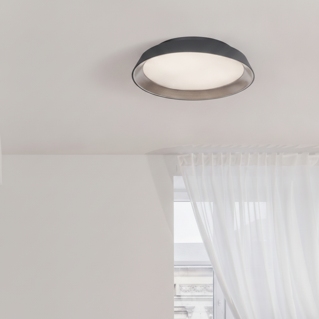 Lyora PlafondlampVela zwart Ø 45cm - 110499