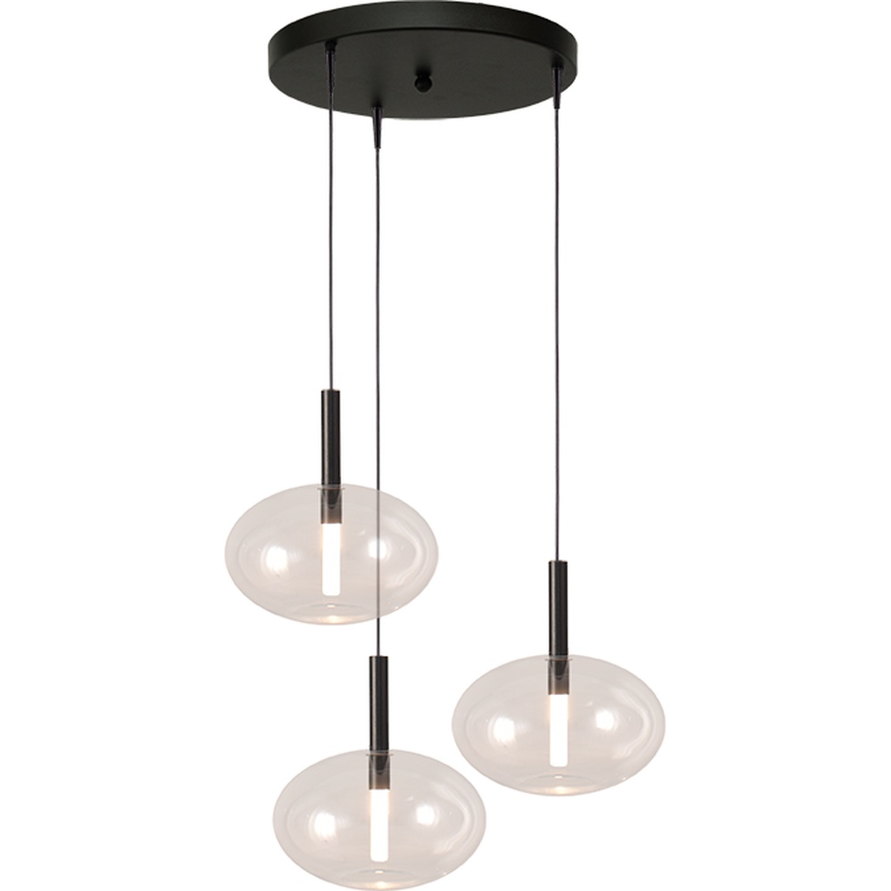 Masterlight 3L vide hanglampLido Onion met Ø 24cm helder glas - 2862-05-00-35-3-3