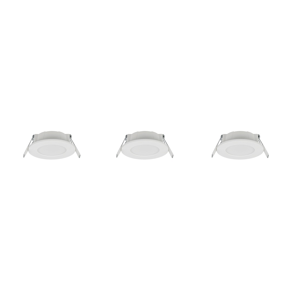Trio Set van 3 inbouwspotsHimal wit IP65 - 635110301