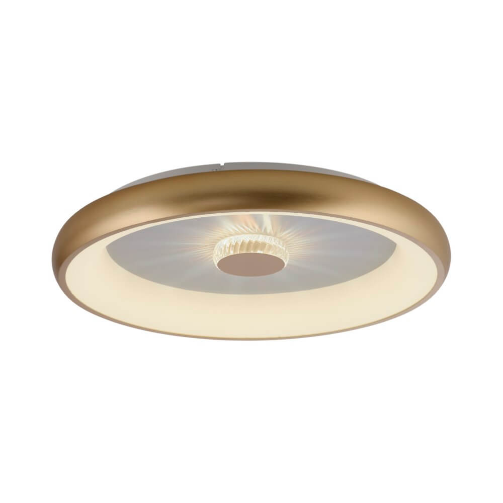 Just Light Ronde plafondlampVertigo messing Ø 61,5cm - 14386-60