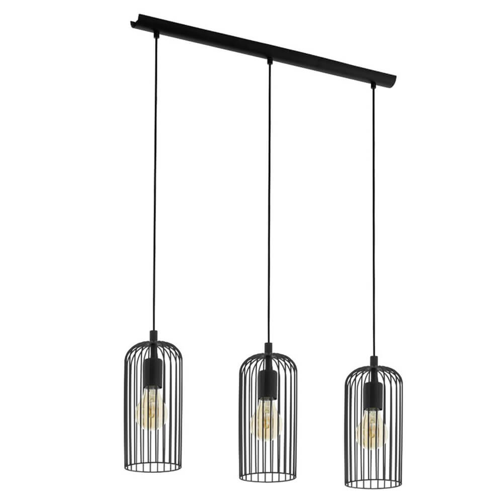 Eglo Hanglamp eettafelRoccamena 1 3-lichts draadlamp - 43688