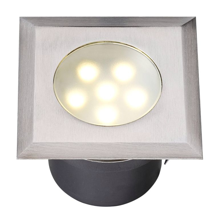 GardenLights Vierkante inbouwspot Leda 12V - 4040601