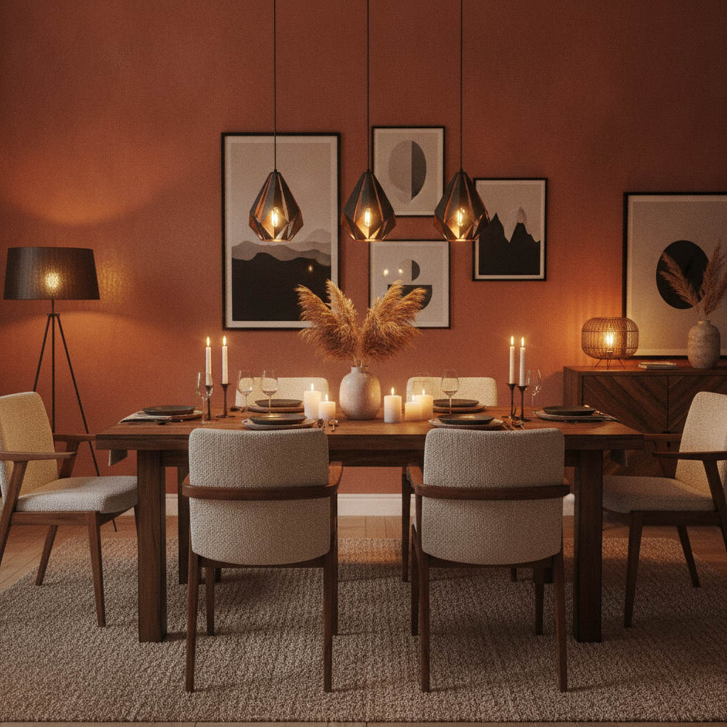 Eglo Hanglamp Carlton 1 zwart met roodkoper - 49991