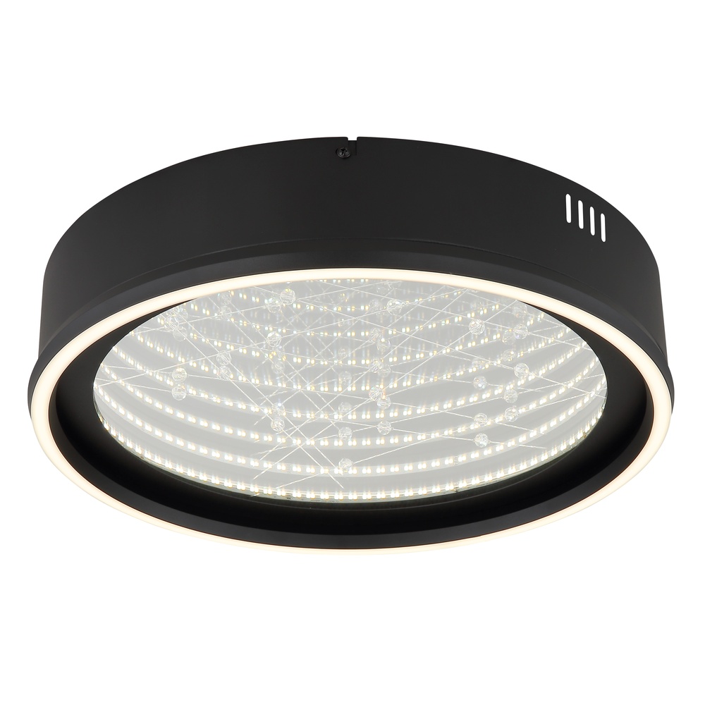 Globo Plafondlamp Mirrora zwart Ø 40cm - 68288D1